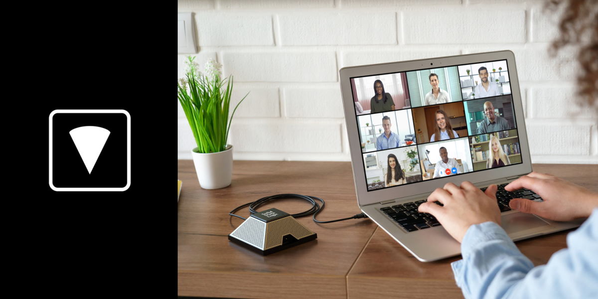 CONNEX USB-Mikrofon im Homeoffice-Modus