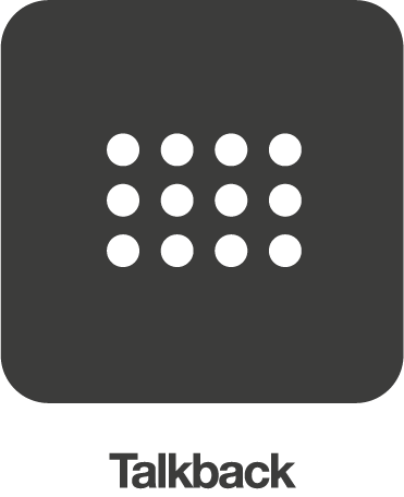 Symbol für Rückmeldung